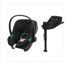 Image of Cybex Aton B2 i-Size Baby Car Seat + Base (Birth - 2Yrs) in Black. Only £145💥