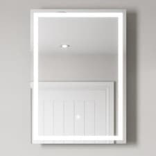 Image of 500 x 700mm Bathroom Mirror LED Lights Wall Mounted Battery Power Touch Sensor