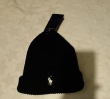 Image of Ralph Lauren Beanie  (black) brand new,one size for men great condition