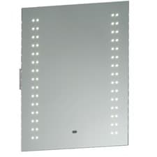 Image of IP44 LED Bathroom Mirror 60cm x 50cm Vanity Light Shaver Socket & Motion Switch