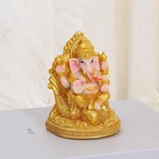 Image of Lord Ganesha Statue Ganesha Figurine Handcraft Religious Buddha Sculpture for