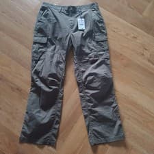 Image of BNWT TOG 24 Dibden Mens Cotton Lightweight Cargo Trousers Regular Khaki Size 36R