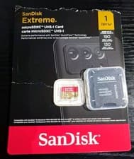 Image of SanDisk Extreme Pro 1TB MicroSDXC A2 V30 UHS-I Memory Card with SD Adapter