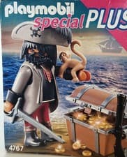 Image of Playmobil Pirate Figure With Mixed Accessories