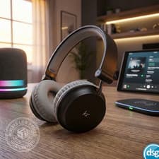 Image of Kitsound Metro Fresh / Bluetooth Headphones On-Ear Foldable Headset / Black