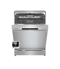Image of Hisense HS673C60XUK 16 Place Freestanding Stainless Steel Full Size Dishwasher