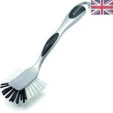Image of Effortless Dish Cleaning with Addis Ultra Grip Jumbo Dish Brush - Dark Grey