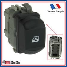 Image of Front Right Window Lift Switch For CLIO 3 ESPACE 4 MEGANE 2