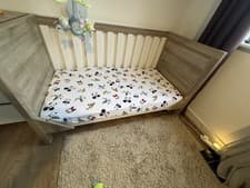 Image of Tutti Bambini Modena 3-in-1 Cot Bed White and Oak