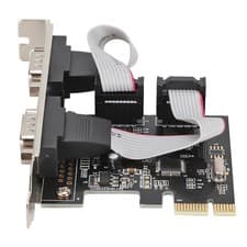 Image of `PCI-E PCI Express To Dual Serial DB9 RS232 2 Port Controller Adapter Card