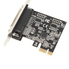 Image of PCI Express 1X IEEE 1284 DB25 Parallel Port Printer Port Adapter Card '
