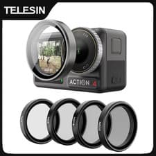 Image of TELESIN ND CPL Filter Set DJI OSMO Action 3 4 5 Pro ND8 ND16 ND32 Lens Filters