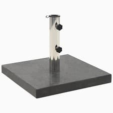 Image of Parasol Base Parasol Stand Umbrella Base Holder Support Granite Square vidaXL