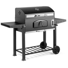 Image of VonHaus Charcoal BBQ 2 in 1 American Style Barbeque Grill and Wood Smoker XXL