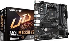 Image of GIGABYTE A520M DS3H V2 AMD A520 AM4 DDR4 Micro ATX Motherboard mATX HDMI DP