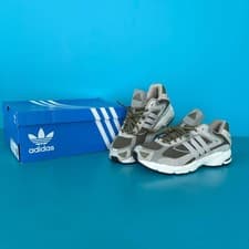Image of adidas Sneakers Shoes Response CL Gray Olive Suede Mesh Low Men's US10.5 NEW