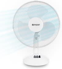 Image of 12 Inch Desk Fan QuietOscillating Table Fan 3 Speed Adjustable Tilt A+++