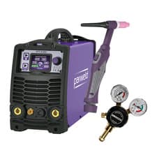 Image of Parweld XTT212Di AC/DC TIG Welder Digital Interface Single Phase 230v Package