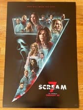 Image of Poster Scream 7 sized 43cm x 64cm (bit bigger than A2)