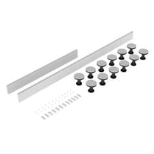 Image of Nuie Shower Tray Leg Set & Plinth for 1300-1800mm Rectangular Shower Tray Modern