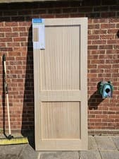 Image of 2 Panel Oak Veneer Internal door H2040 mm W826 mm D40mm
