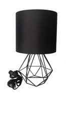 Image of Modern Black Chrome Base/Shade lamps