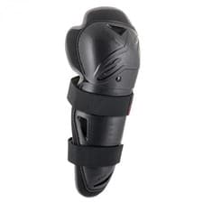 Image of Alpinestars Motocross Knee Armour - Bionic Action (Black/Red)