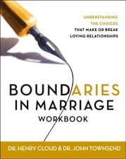 Image of Boundaries in Marriage Workbook by Henry Cloud PAPERBACK 9780310228752
