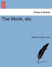 Image of The Monk, Etc. by Matthew Gregory Lewis (English) Paperback Book