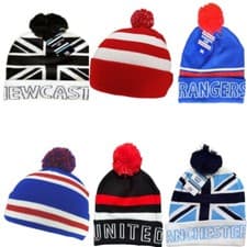 Image of Football Rugby Team Striped Supporters Fans Warm Knitted Acrylic Hats Scarf Gift