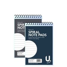 Image of A7 (5'x3') Spiral Notebook Note Pad Perfect For School/Work Notes! 5 books /unit