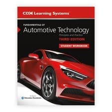 Image of Fundamentals of Automotive Technology Student Workbook - 9781284232097