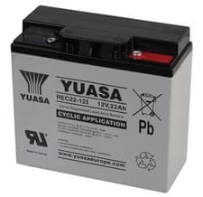 Image of 12V 22AH (Replace 17AH, 18AH, 19AH, 20AH,21AH) YUASA REC22-12 VRLA Battery