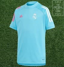 Image of Real Madrid Training Shirt - adidas Youth Train Jersey / Top - Black Friday Sale