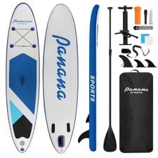 Image of 10FT/ 10FT6 Inflatable Stand Up Paddle Board Surfing Board Surfboard SUP w/ Pump