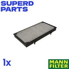Image of FILTER CABIN AIR PU LEFT FOR NISSAN OPEL RENAULT FP 3454 MANN-FILTER