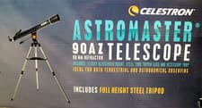 Image of Celestron AstroMaster 90AZ Refractor Astronomy Telescope (UK Stock) Boxed