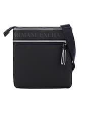 Image of Armani Exchange Men's Big Logo Crossbody Bag, Black