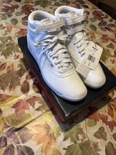 Image of Reebok Freestyle Hi Womens Classic Trainers Hi-Top Sneakers Black or White