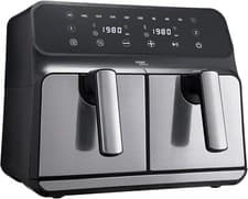 Image of Cooks Professional Air Fryer Dual Digital 8L 1700W Double Drawer Healthy Cooker