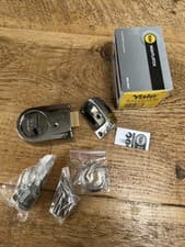 Image of Yale Y3 Night Latch 60mm Polished Chrome, Cylinder 2 Keys B-Y3-CH-CH-60 Boxed