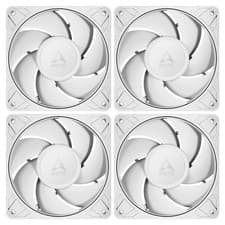 Image of Arctic P12 Pro PST 120mm PWM Case Fan White 3000 RPM 77 CFM 4-Pin Pack