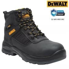 Image of DeWalt Safety S3 SRC Boots Waterproof Douglas Steel Toe Black Work Hiker Shoe Sz
