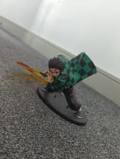 Image of Figure Demon Slayer Kimetsu No Yaiba Tanjiro Kamado Manga PVC 18cm No Box