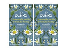 Image of Pukka - Chamomile, Vanilla & Manuka Honey Tea - 2 Packs of 20 Sachets