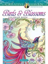 Image of Creative Haven Birds and Blossoms Coloring Book by Sarnat, Marjorie [Paperback]