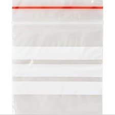Image of Avon 5"X7.1/2" Grip Seal Bags, Write on strips ,Pk-1000 zip lock resealable