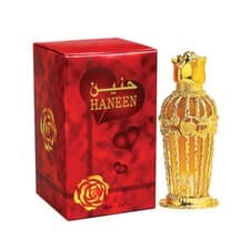 Image of Al Haramain Haneen Concentrated Arabian Perfume Oil 25ML | Rose, Vanilla, Mango