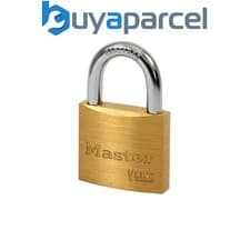 Image of Master Lock 4140KA-4232 V Line Brass 40mm Padlock - Keyed Alike 4232 MLK4140KA2