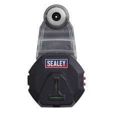 Image of Sealey DDE01 Vacuum Drill Dust Extractor Laser Light & Spirit Level 3.7V Black